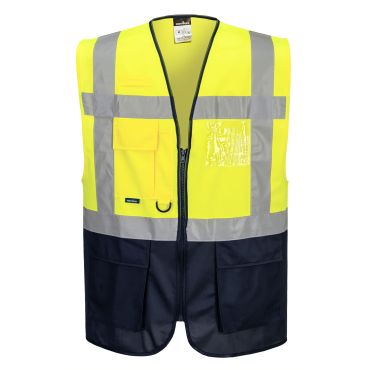 PORTWEST Warnschutz Weste Warschau Kl 1