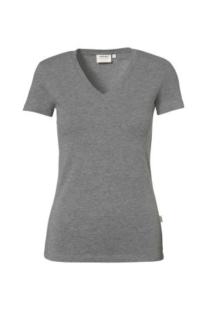 HAKRO Damen V-Shirt Stretch 