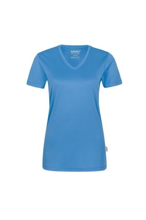 HAKRO Damen V-Shirt COOLMAX® 