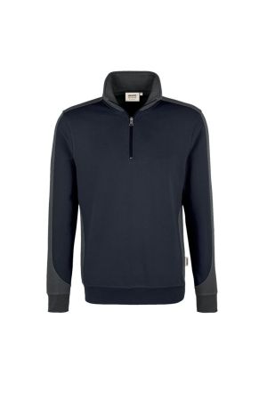 HAKRO Zip-Sweatshirt Contrast MIKRALINAR® 