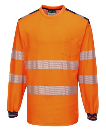 Portwest Warnschutz Langarm-Shirt Kl 3