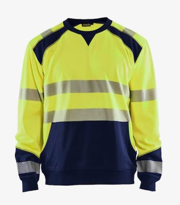 BLAKLÄDER High Vis Sweatshirt Kl.2