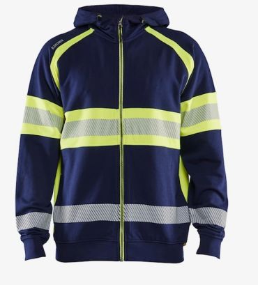 BLAKLÄDER Warnschutz Kapuzensweater Kl.1