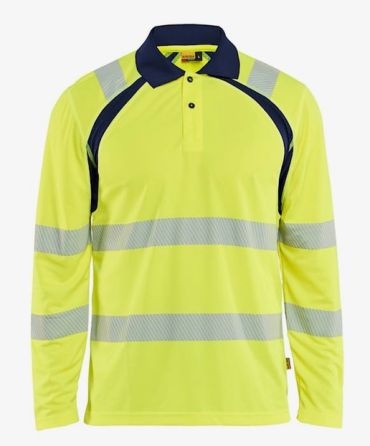 BLAKLÄDER Warnschutz UV LA Poloshirt Kl.3