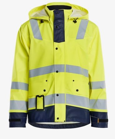 BLAKLÄDER Warnschutz Regenjacke Kl.3