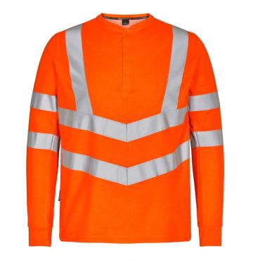 ENGEL Safety Grandad Langarm T-Shirt Kl 3