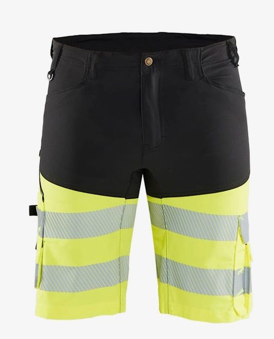 BLAKLÄDER Warnschutz Shorts mit Stretch Kl. 1