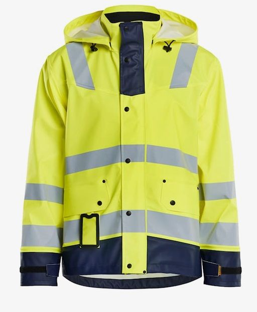 BLAKLÄDER Warnschutz Regenjacke Kl.3