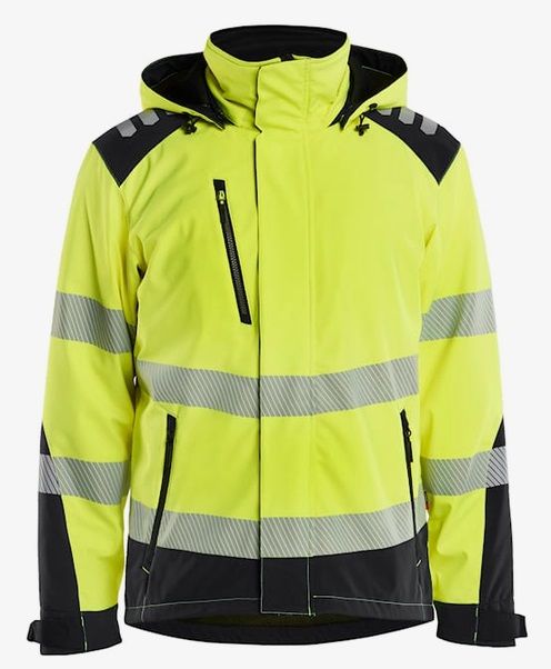 BLAKLÄDER Warnschutz Winter-Softshelljacke Kl.3