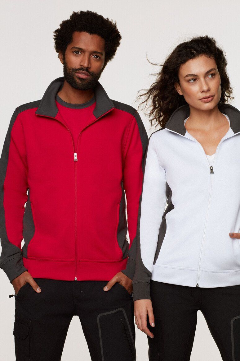 HAKRO Sweatjacke Contrast MIKRALINAR® 