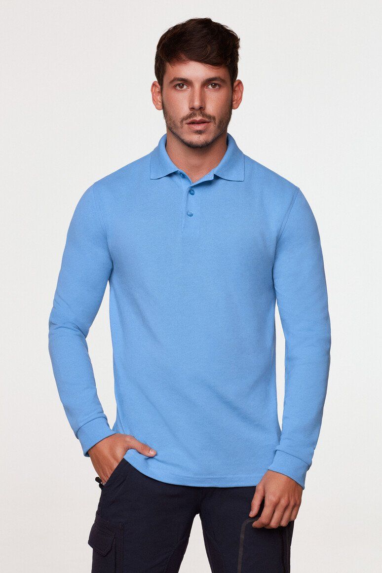 HAKRO Longsleeve-Poloshirt MIKRALINAR® 