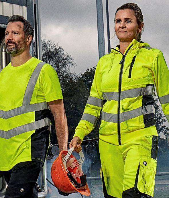 ENGEL Safety Damen Sweatcardigan Kl 2