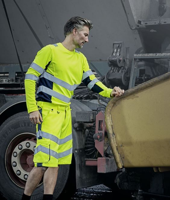 ENGEL Safety Langarm T-Shirt Kl 2
