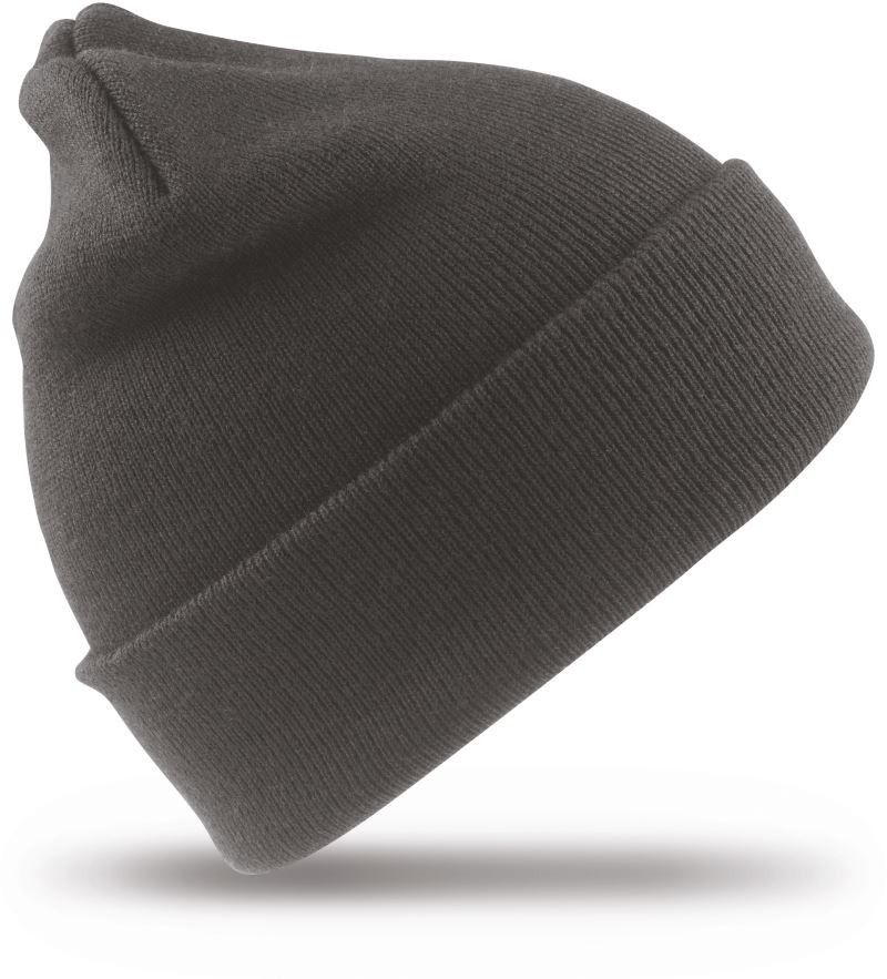 Strickmütze mit Umschlag-Grau-one size
