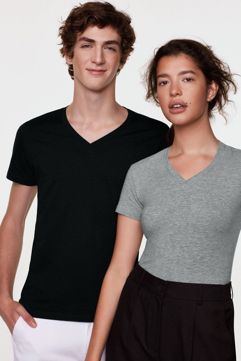 HAKRO V-Shirt Stretch