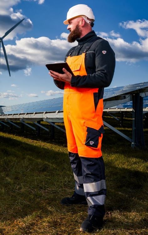 BP Leichte Warnschutz-Multinorm Latzhose APC1